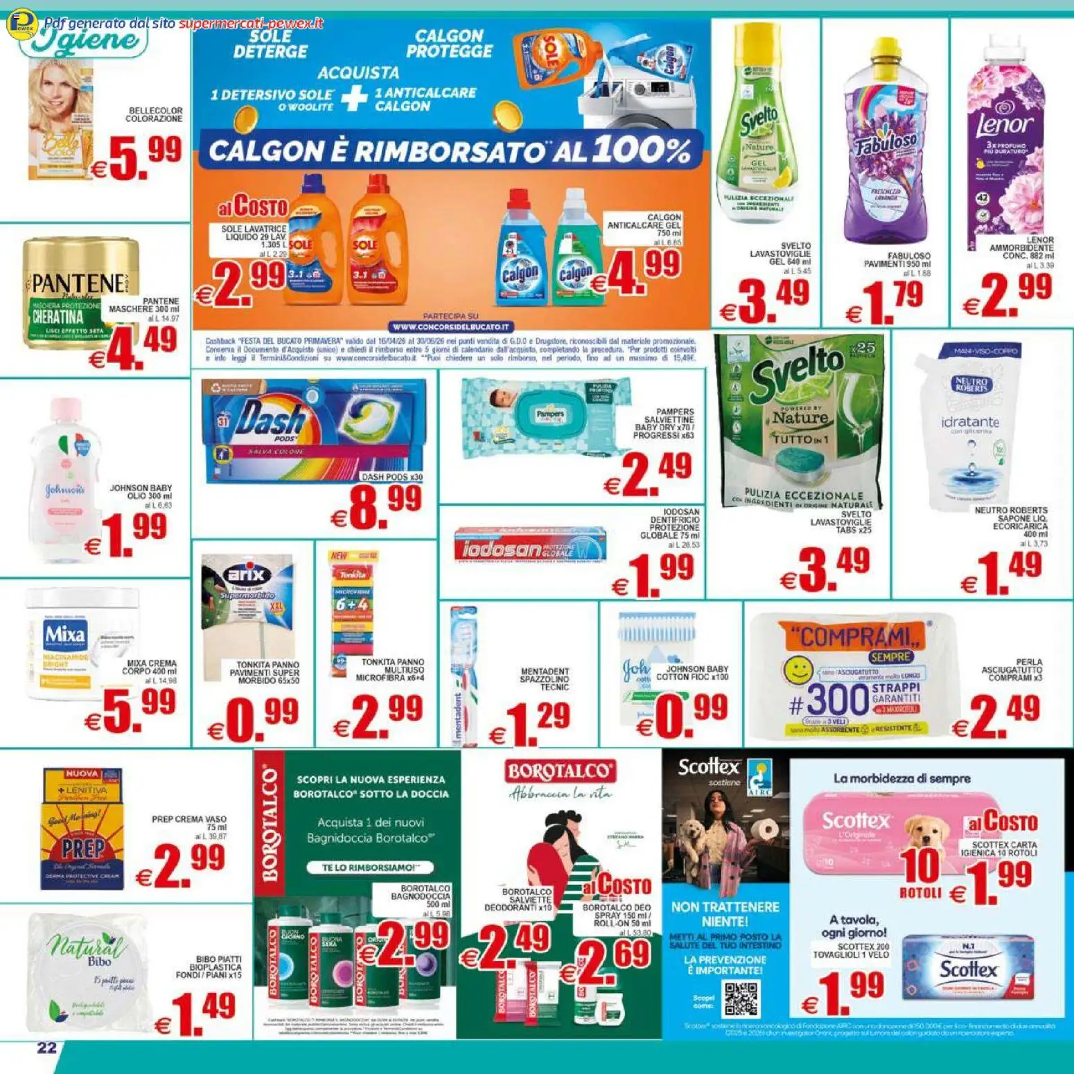 Volantino Pewex del 17.04.2026 | Pagina: 22 | Prodotti: Lavatrice, Lavastoviglie, Asciugatutto, Doccia