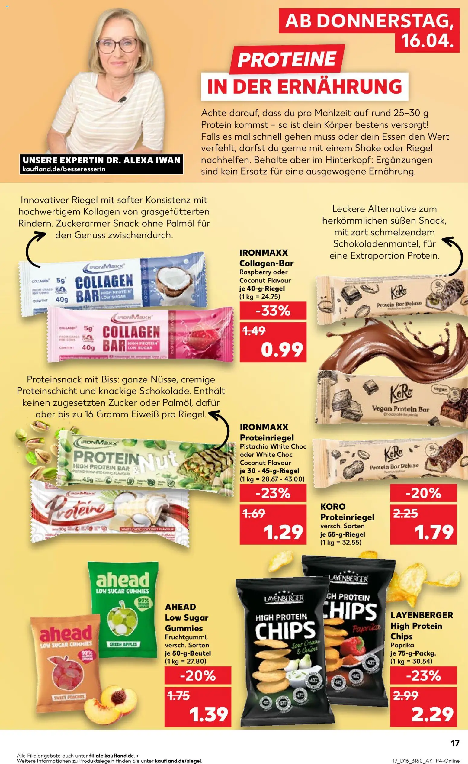 Kaufland Prospekt Berlin	 – gültig ab 16.04.2026 | Seite: 17 | Produkte: Paprika, Zucker, Chips