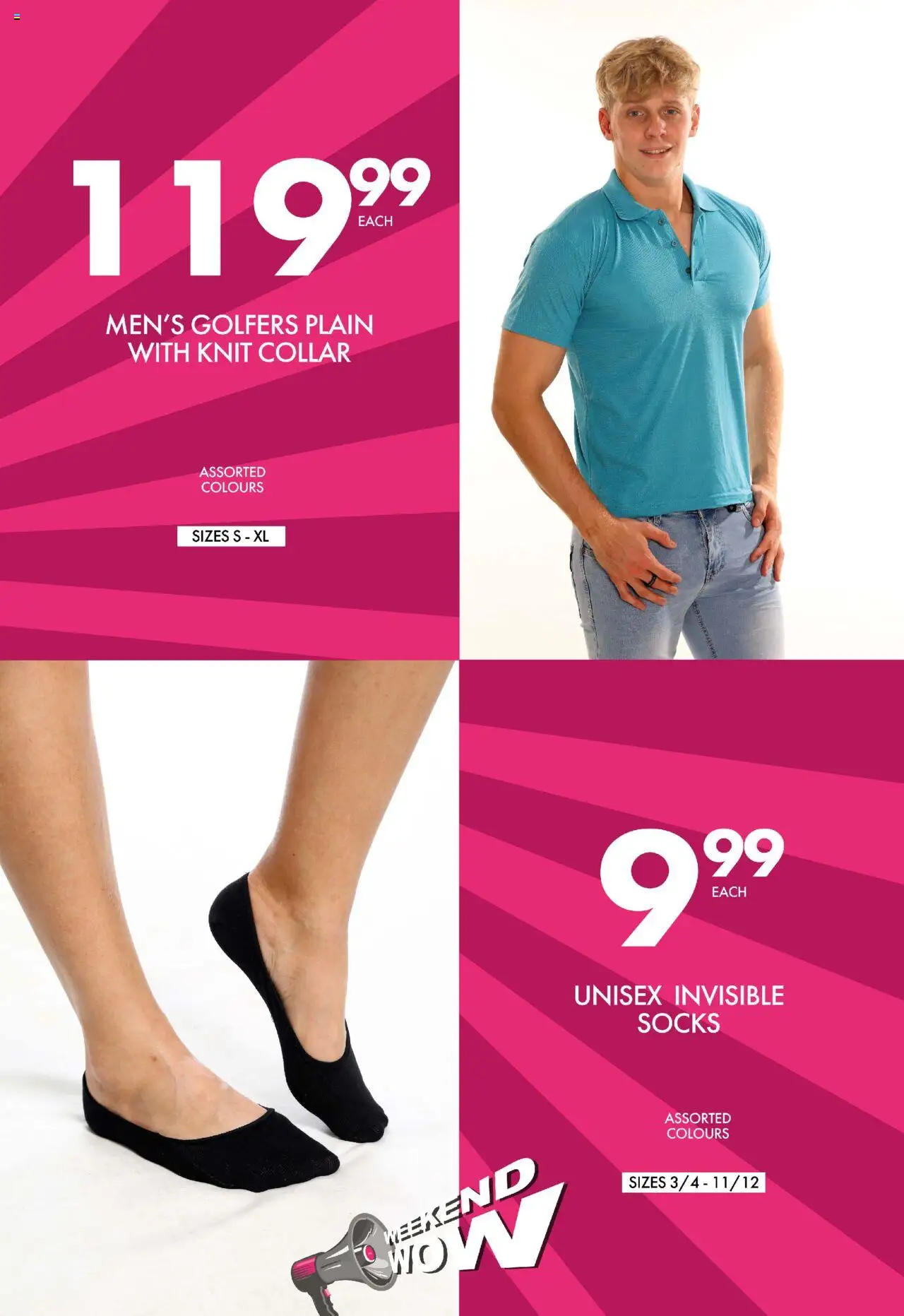Save - Weekend Wow │ valid from 22.08.2025 | Page: 14 | Products: Socks