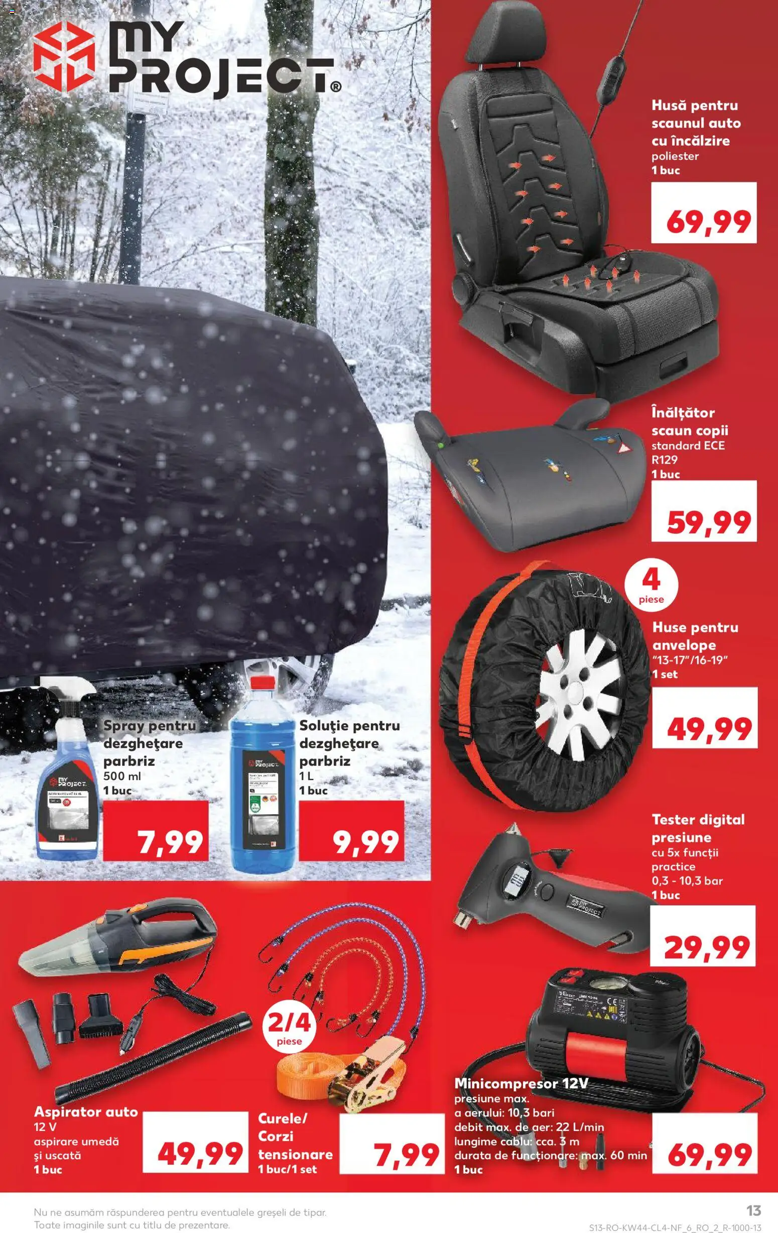 Noul catalog Kaufland – valabil de la 29.10.2025 | Pagină: 13 | Produse: Cablu, Aspirator, Scaun