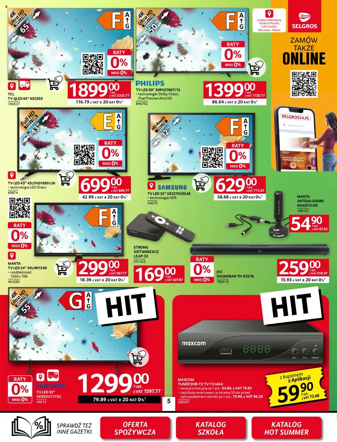 Selgros cash&carry Gazetka - Oferta przemysłowa od 14.08.2025 | Strona: 7 | Produkty: Soundbar