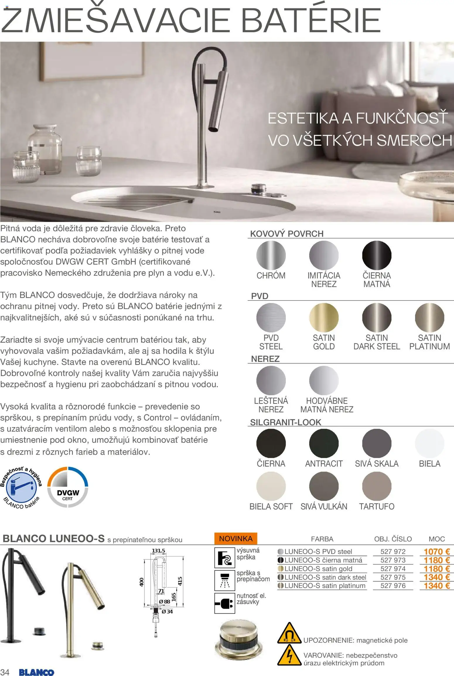 Nové Blanco akcie – leták je platný od 01.02.2026 | Strana: 34 | Produkty: Voda