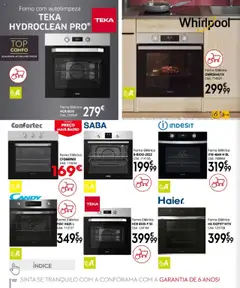 Pré-visualização Conforama folheto válido de 27.03.2025 | Página: 102 | Produtos: Forno, Forno elétrico, Whirlpool