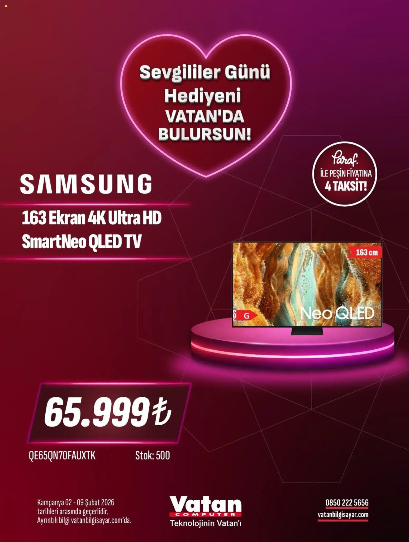 Vatan Bilgisayar İndirim - 02.02.2026 tarihinden itibaren geçerlidir | Sayfa: 4 | Ürünler: TV