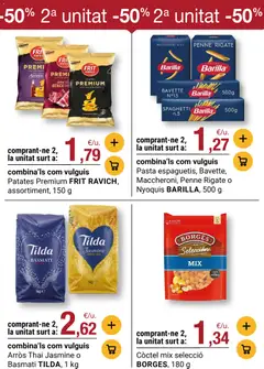 Vista previa Bonpreu folleto válido desde el 08.04.2026 | Página: 9 | Productos: Jamón, Arroz, Pasta