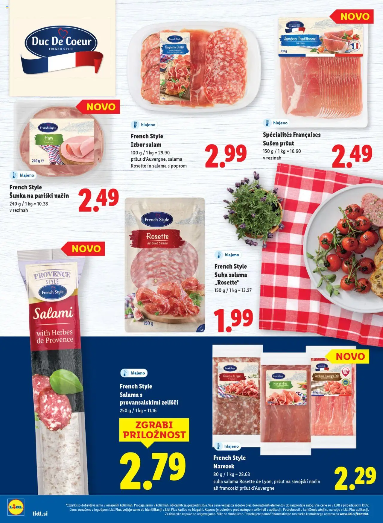Novi Lidl katalog ponudbe – veljaven od 11.09.2025 | Stran: 40 | Izdelki: Pršut, Narezek, Salama, Sunka