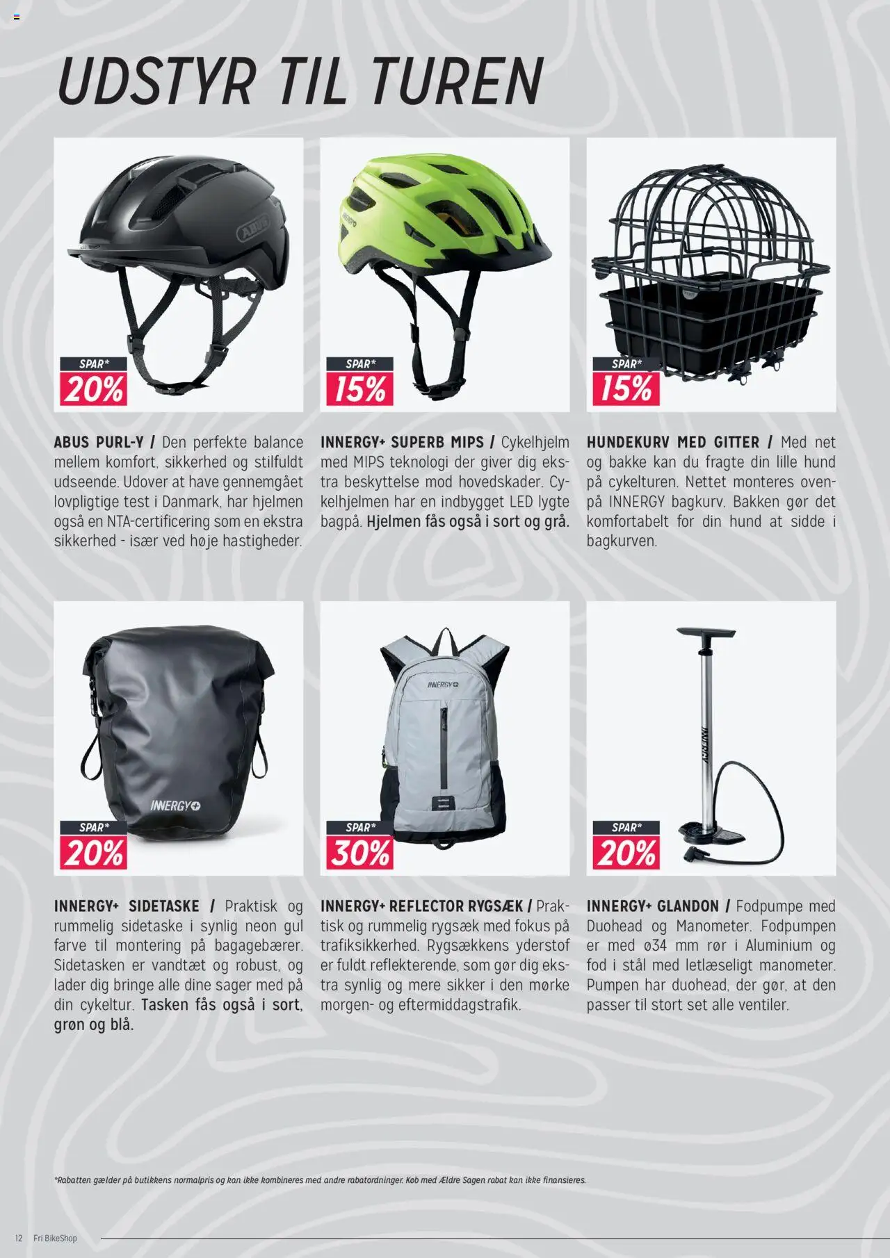 Fri BikeShop tilbudsavis – gyldig fra 01.10.2024 | Side: 12 | Produkter: Rygsæk, Søm