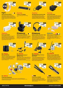 Tehnomanija katalog - pregled Tehnomanija kataloga - važi od 10.04.2026 | Strana: 12 | Proizvode: Tastatura, Četka, Presa za kosu, Štapni usisivač