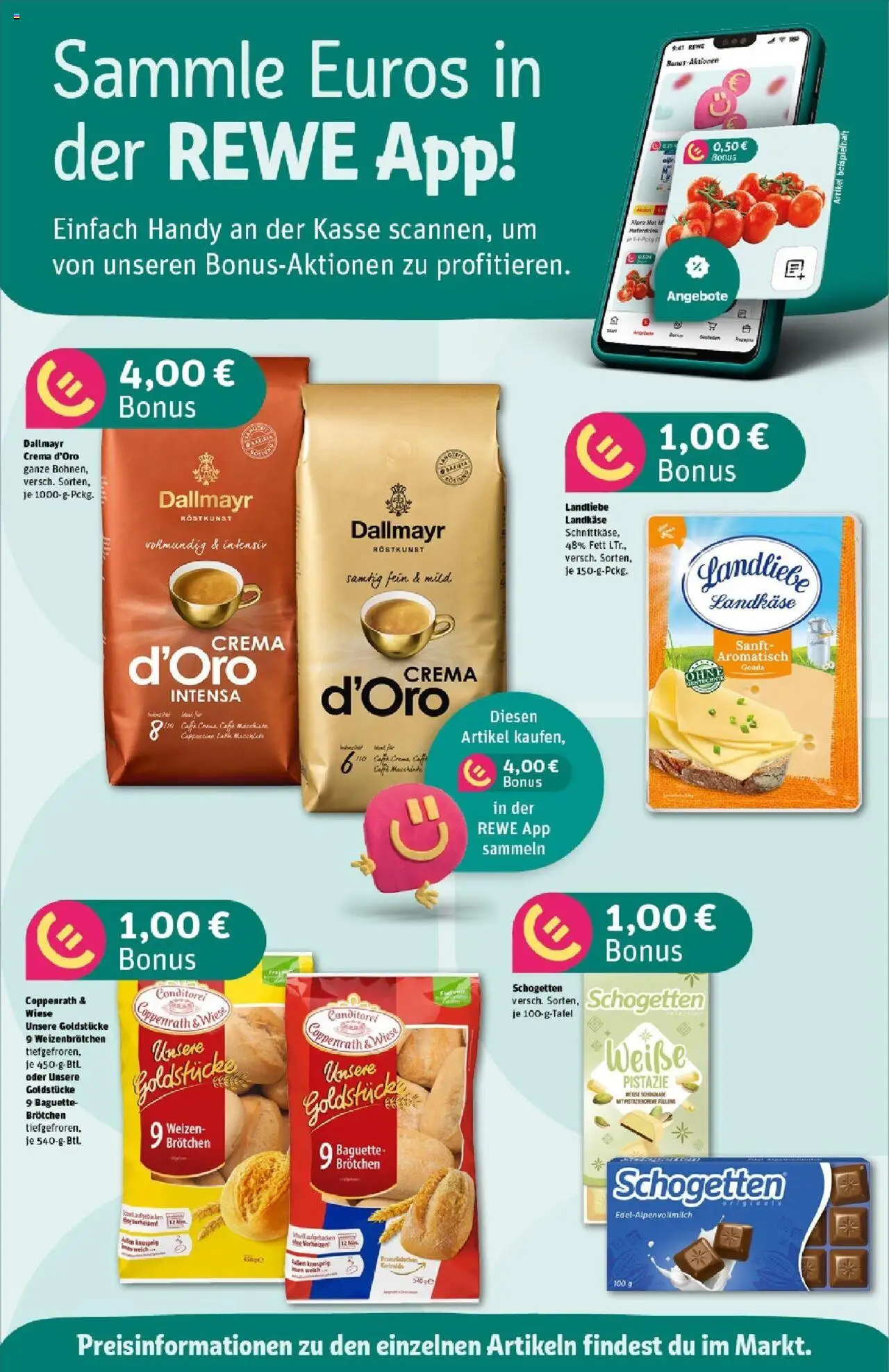 Rewe prospekt Mechernich / Kommern	 - gültig ab dem 08.06.2025 | Seite: 2 | Produkte: Gouda, Dallmayr, Alpro, Schogetten