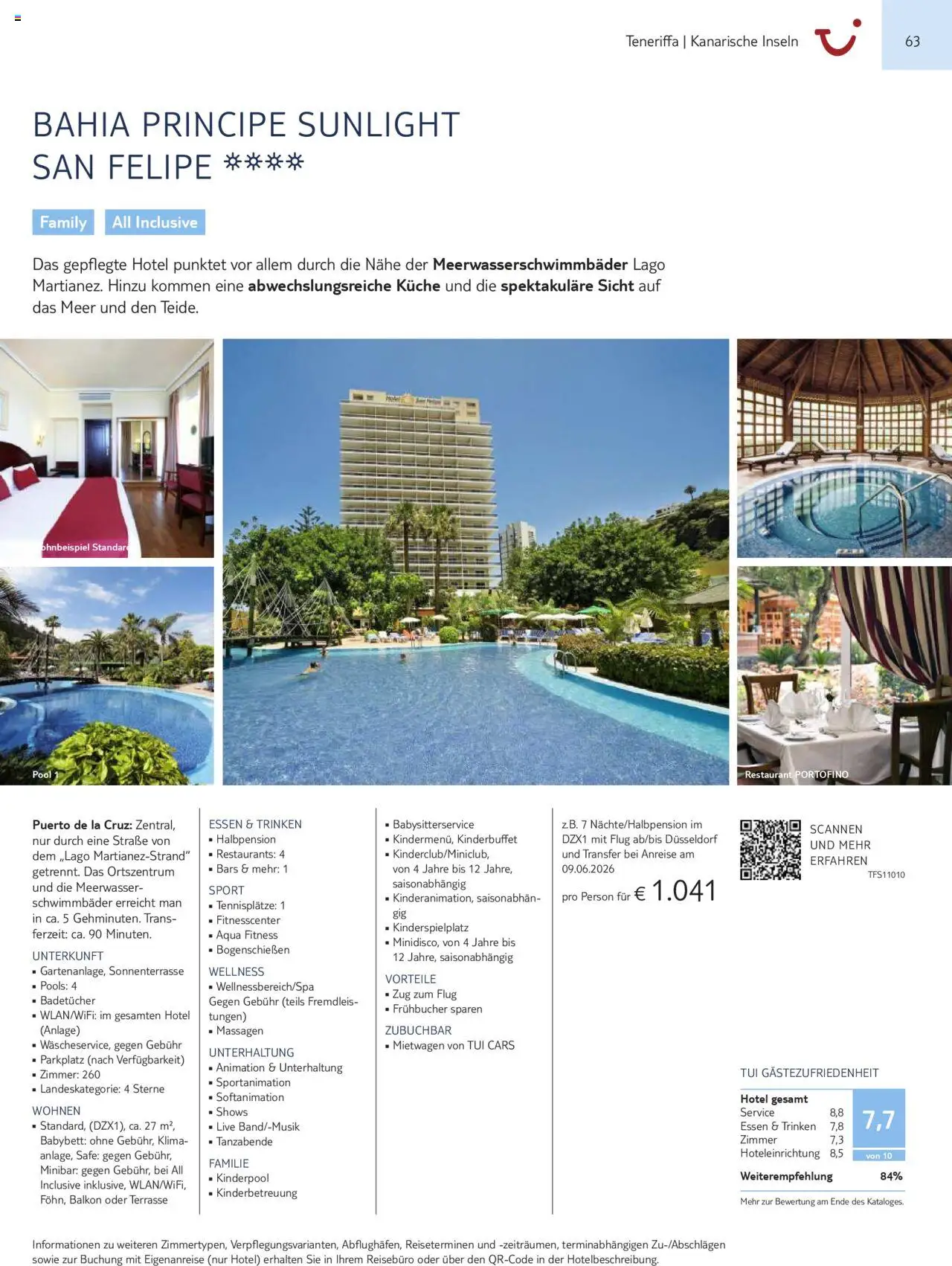 TUI Prospekt Kanaren, Kapverden & Senegal 2025/26	  – gültig ab 01.11.2025 | Seite: 63 | Produkte: Babybett, Küche