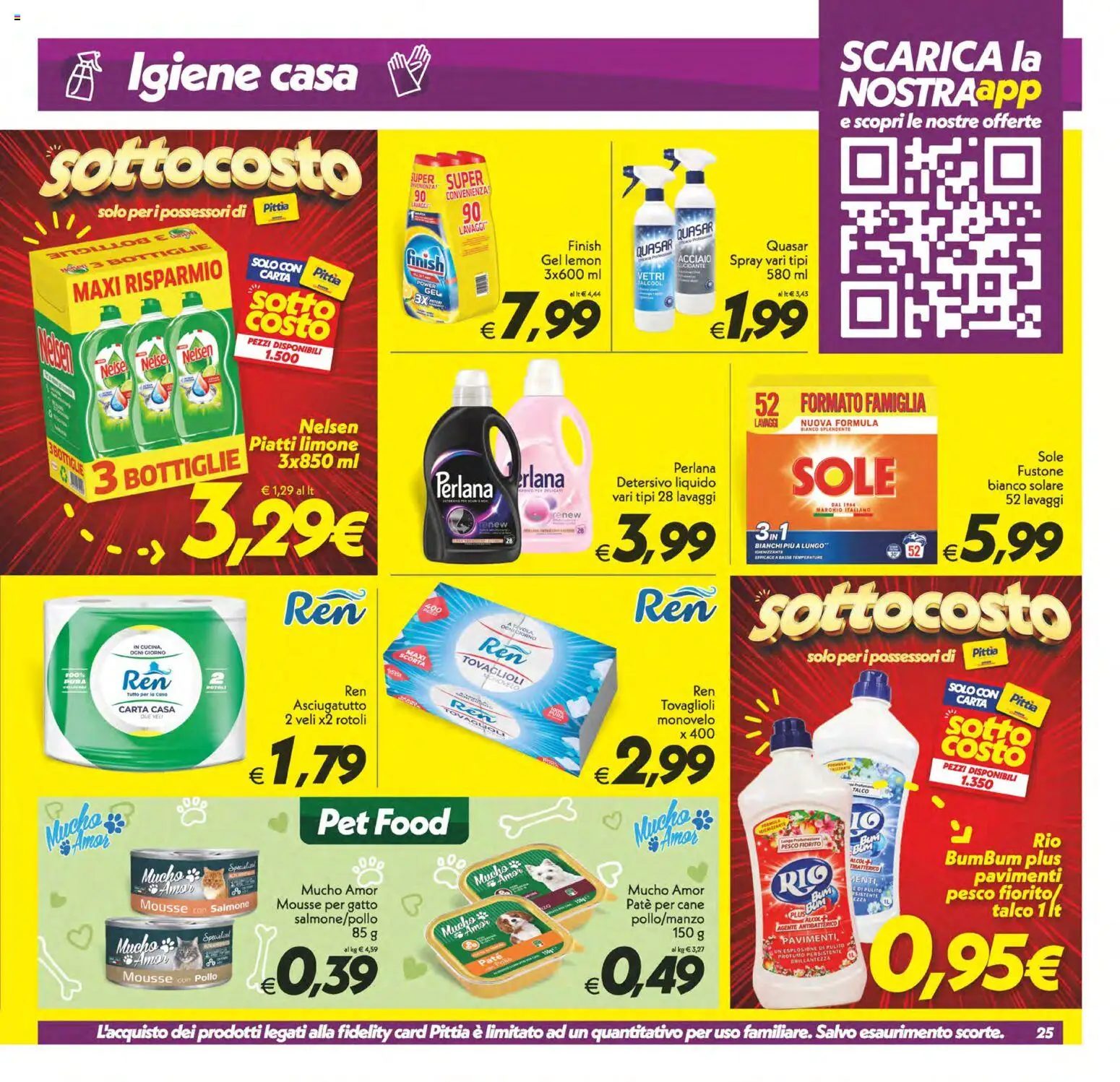 Volantino SuperConveniente del 24.02.2026 | Pagina: 25 | Prodotti: Paté, Pollo, Asciugatutto, Profumo