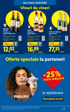 Ofertele Lidl valabile de la 23.02.2026 | Pagină: 53 | Produse: Enginar, Epilator, Vin