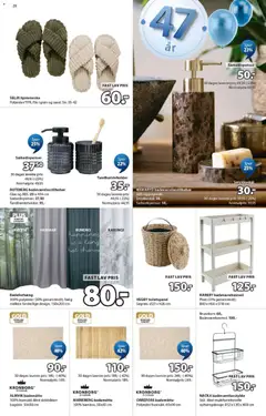 JYSK - Tilbudsavis gyldig fra 17.04.2026 | Side: 20 | Produkter: Is, Hjemmesko, Badeforhæng, Bademåtte