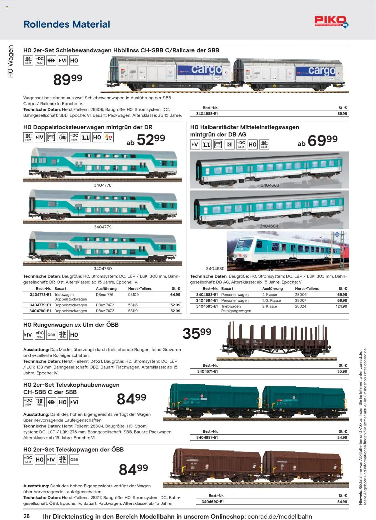 Conrad  Modellbahn Katalog – gültig ab 25.08.2025 | Seite: 30