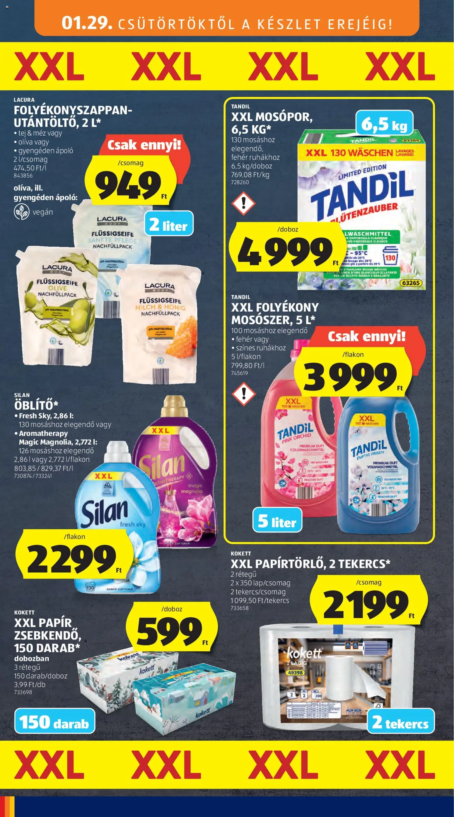Aldi akciós ujság - amely érvényes a következő dátumtól: 29.01.2026 | Oldal: 22 | Termékek: Body, Méz, Tej, Vegán