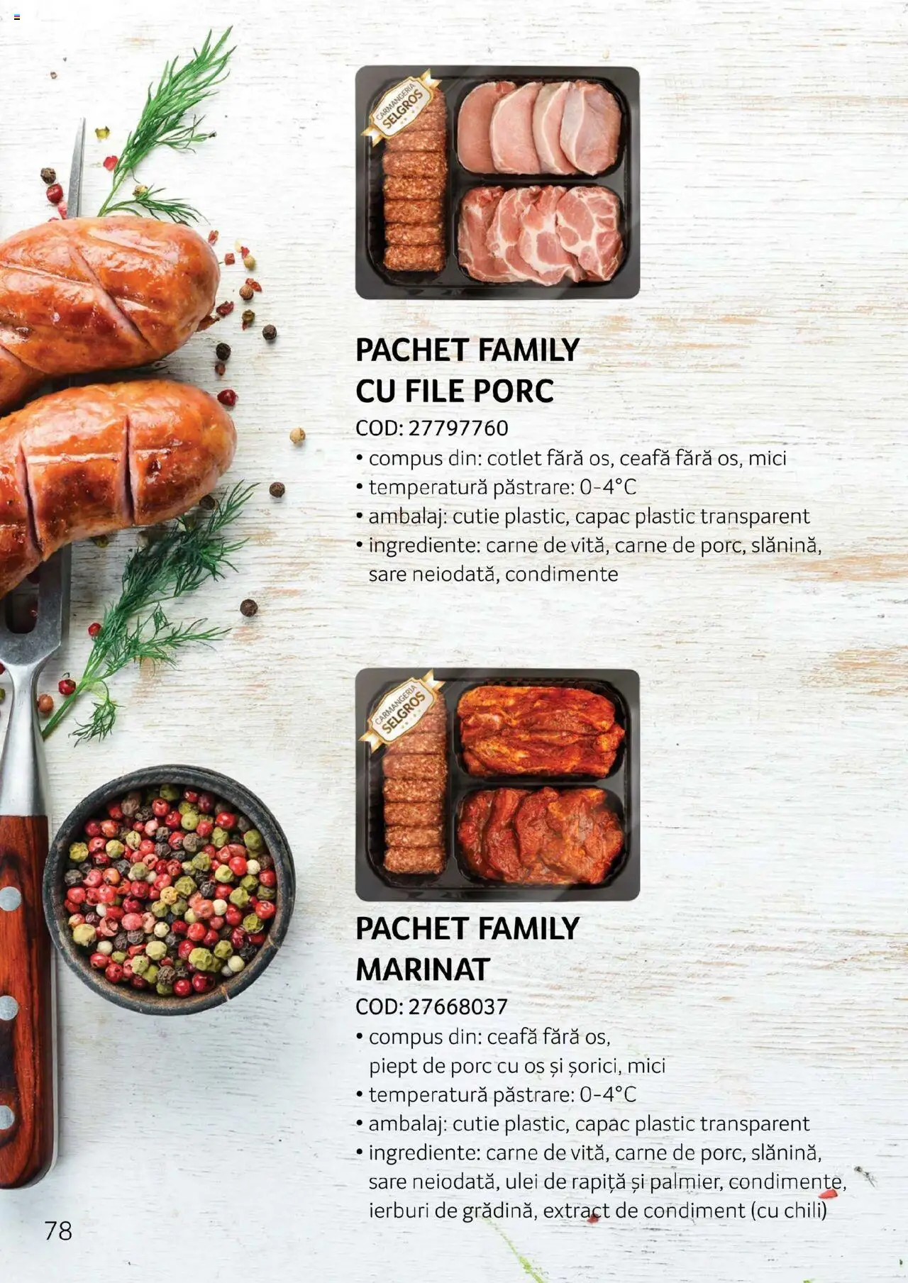 Catalog Selgros - Carne – valabil de la 27.04.2023 | Pagină: 78 | Produse: Lait de coco, Cutie, Mici, Condimente