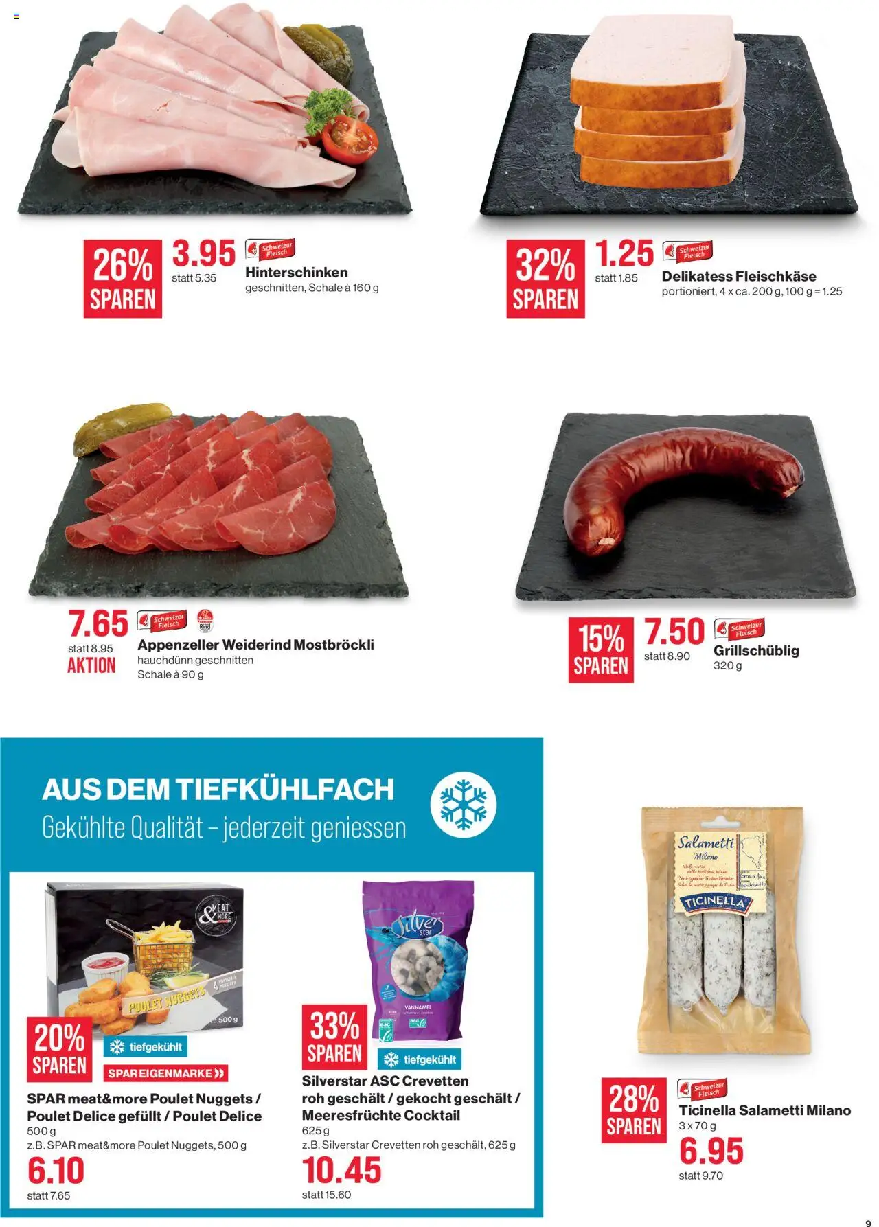 SPAR Aktionen ab 14.08.2025 | Seite: 9 | Produkte: Meeresfrüchte