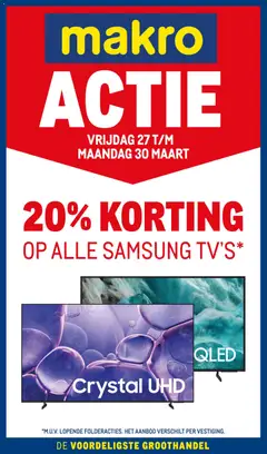 Makro folder - Actie Samsung - Voorbeeld van een folder van Makro, geldig van 27.03.2026