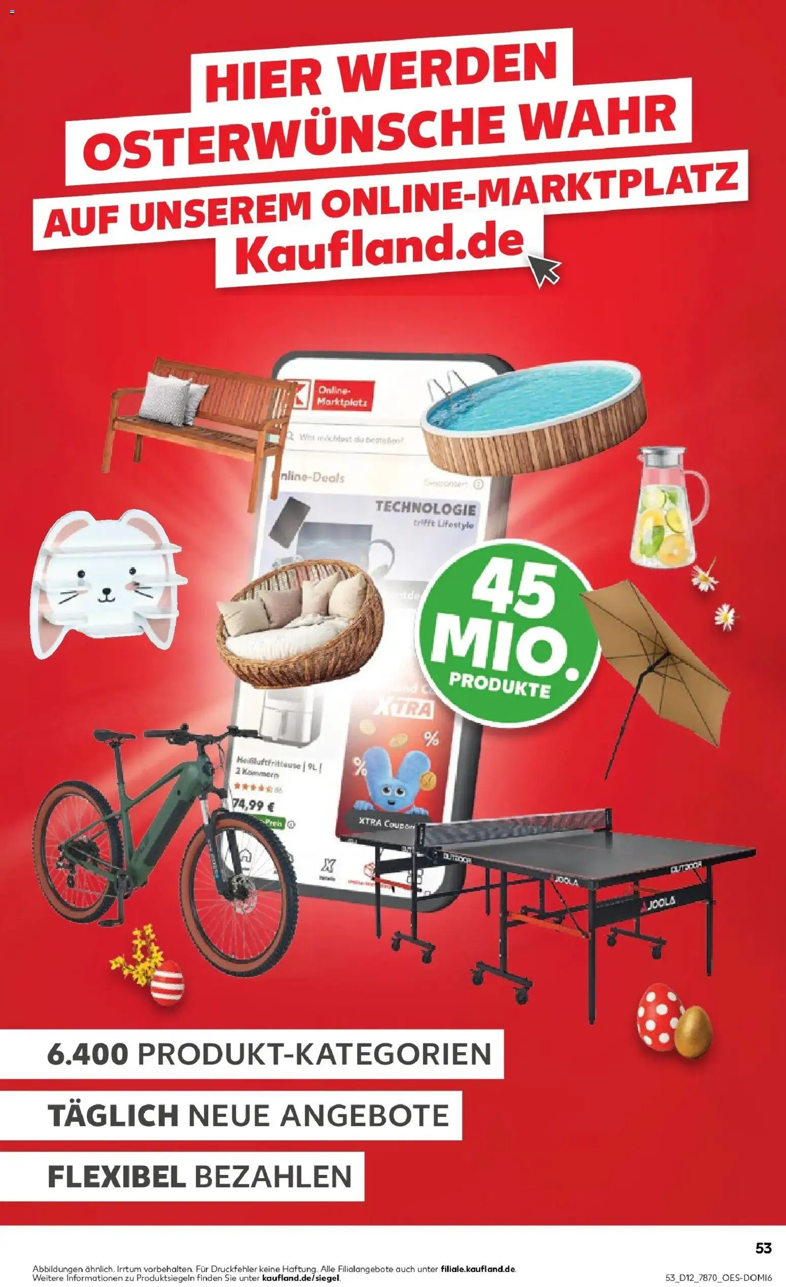 Kaufland Prospekt Geislingen An Der Steige	 – gültig ab 19.03.2026 | Seite: 53 | Produkte: Heißluftfritteuse