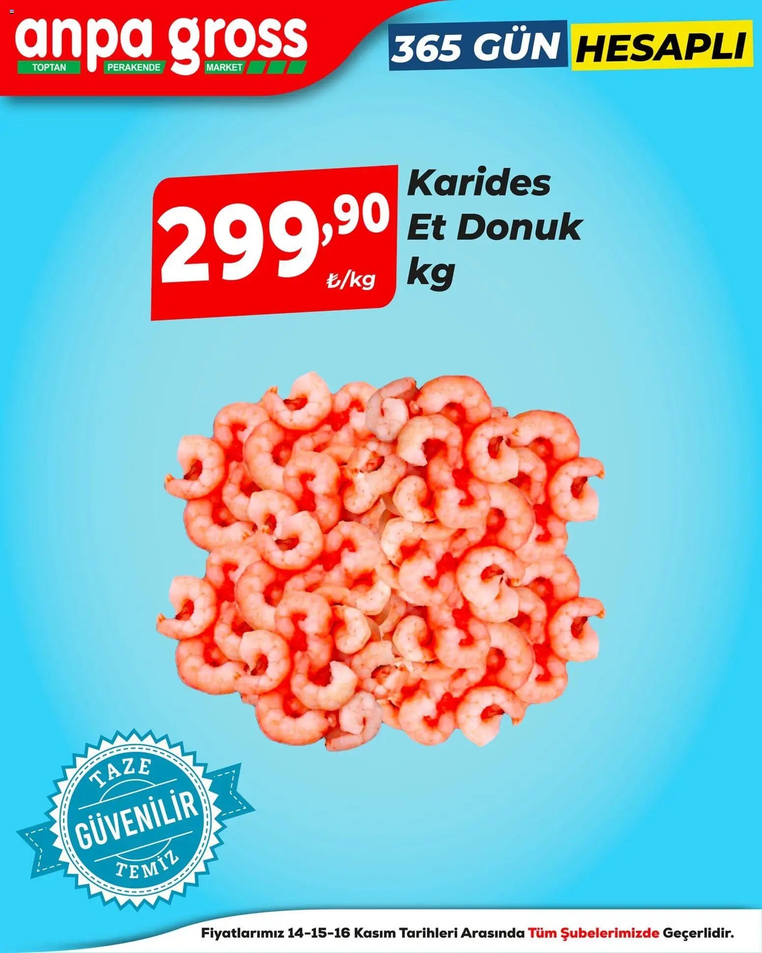 Anpa Gross Levrek, somon, karides ve daha - 14.11.2025 tarihinden itibaren geçerlidir | Sayfa: 7