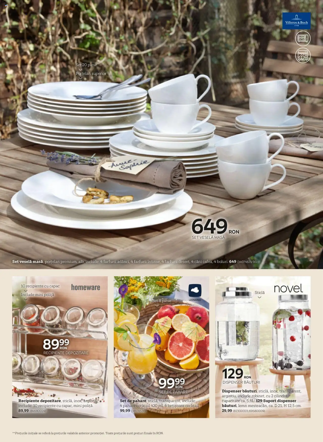 XXXLutz catalog - Grădină – valabil de la 10.03.2025 | Pagină: 40 | Produse: Pahare, Masă, Recipiente, Cocktail