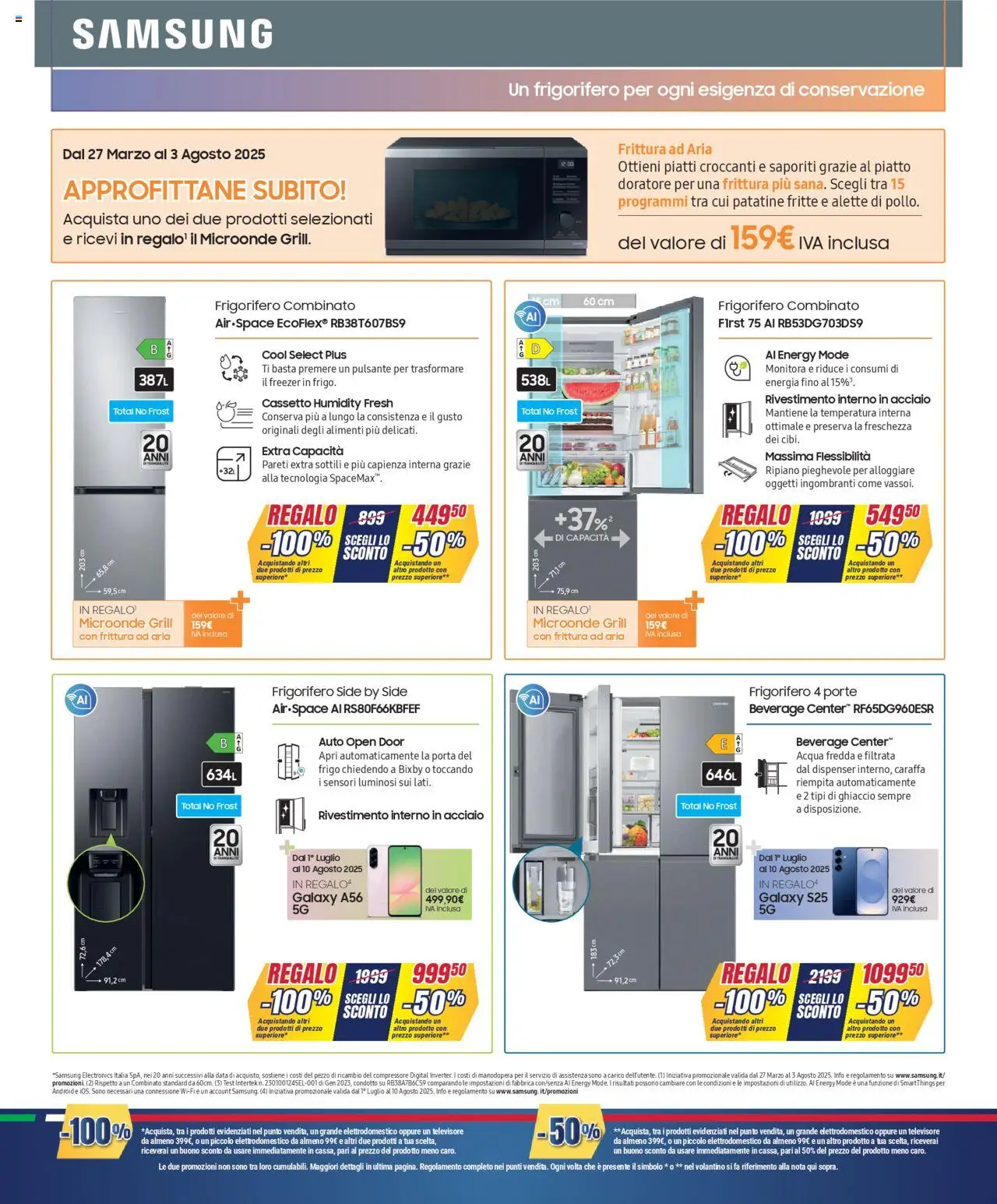 Volantino Trony del 03.07.2025 | Pagina: 17 | Prodotti: Ripiano, Microonde, Patatine, Samsung