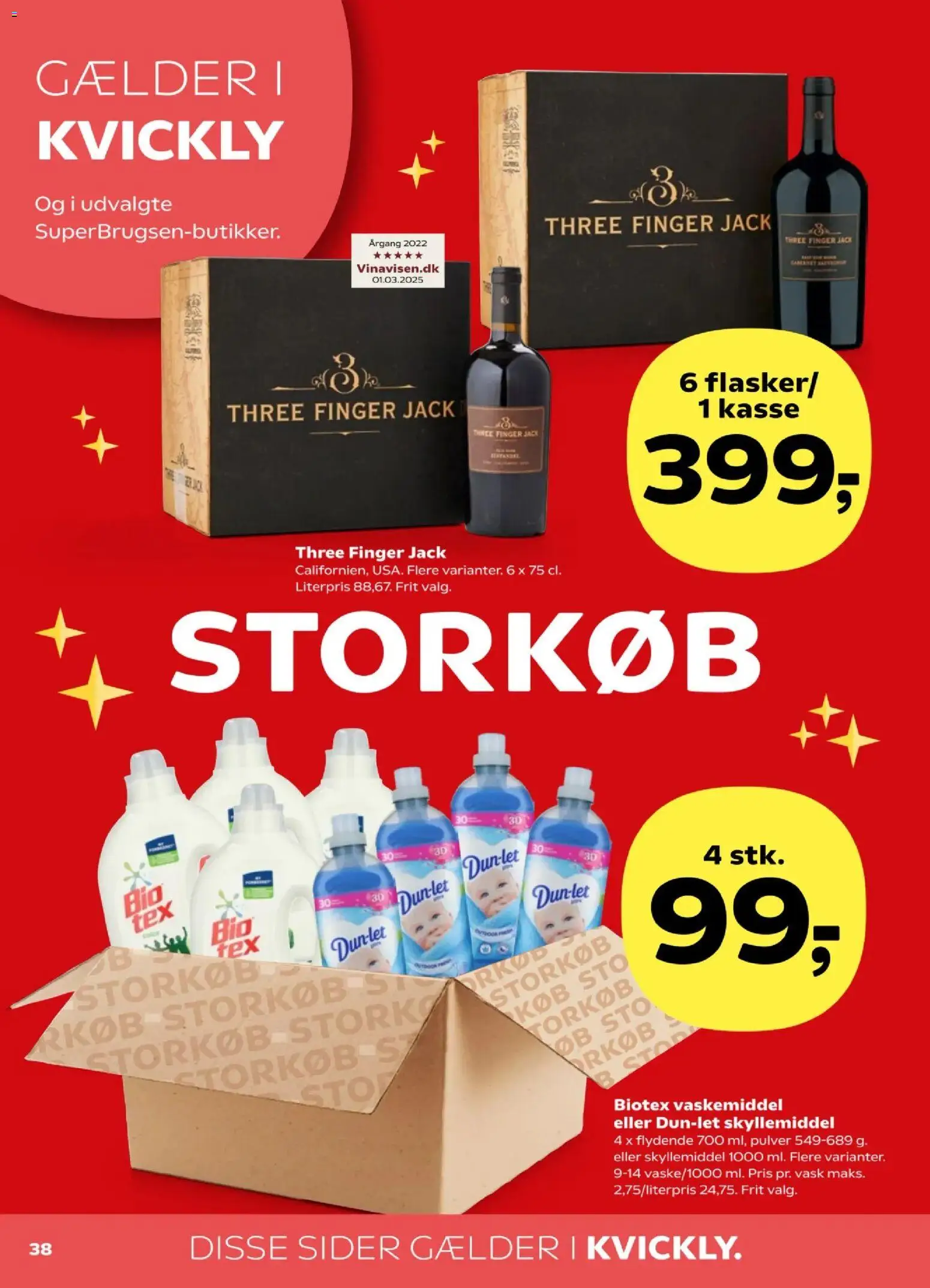 Kvickly tilbudsavis – gyldig fra 07.11.2025 | Side: 42 | Produkter: Skyllemiddel