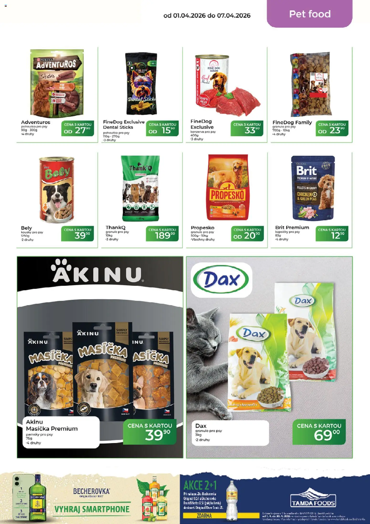 Tamda Foods leták od 01.04.2026 | Strana: 49 | Produkty: Propesko, Granule, Smartphone, Konzerva pro psy