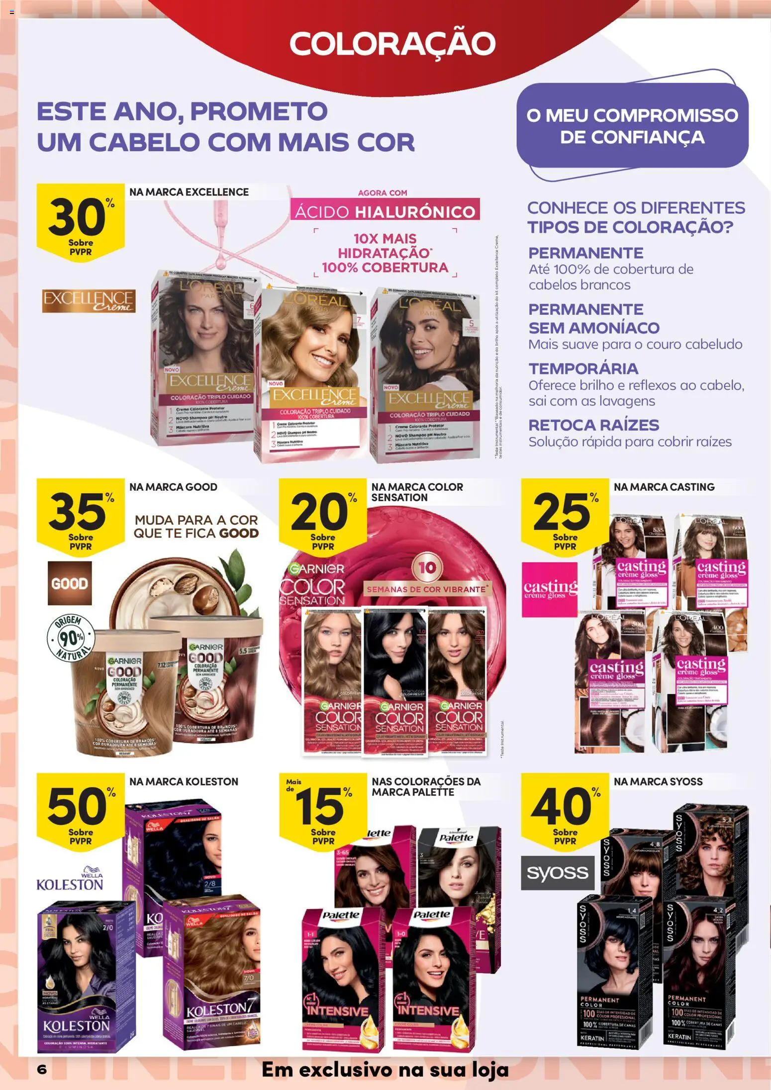 Continente - Beleza │ válido de 20.01.2026 | Página: 6 | Produtos: Gloss, Casting creme gloss, Shampoo, Creme