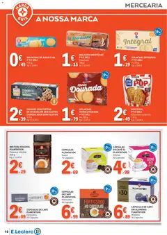 Pré-visualização E.Leclerc folheto Especial Marca Guia válido de 17.03.2026 | Página: 10 | Produtos: Agua, Dourada, Bolachas, Sal