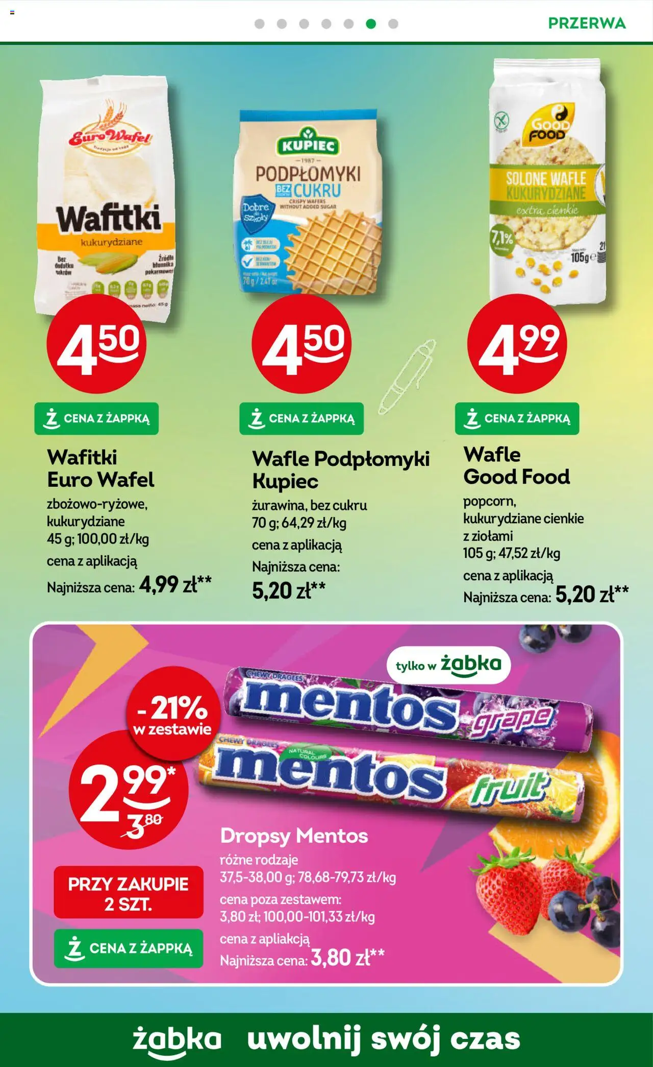 Żabka Gazetka od 10.09.2025 | Strona: 57 | Produkty: Wafle