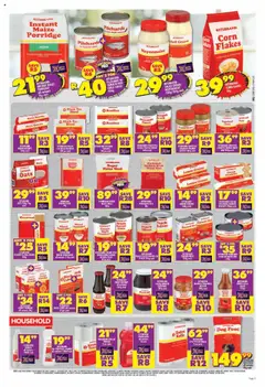 New Shoprite catalogue – valid from 08.09.2025 | Page: 3 | Products: Jam, Bleach, Tea, Stock