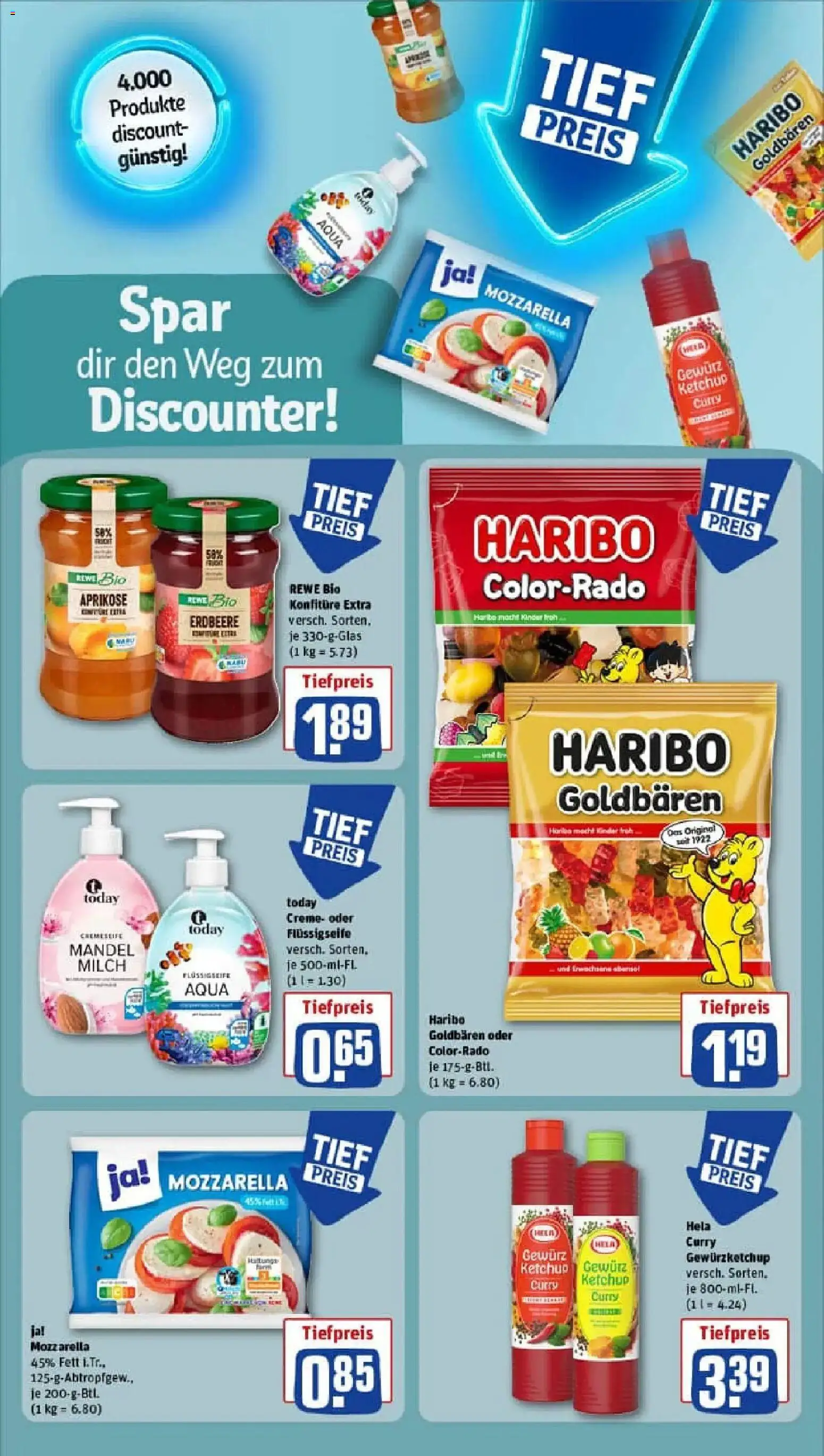 Rewe prospekt Bad Homburg V. D. Höhe	 – gültig ab 22.12.2025 | Seite: 19 | Produkte: Haribo, Milch, Creme, Ketchup