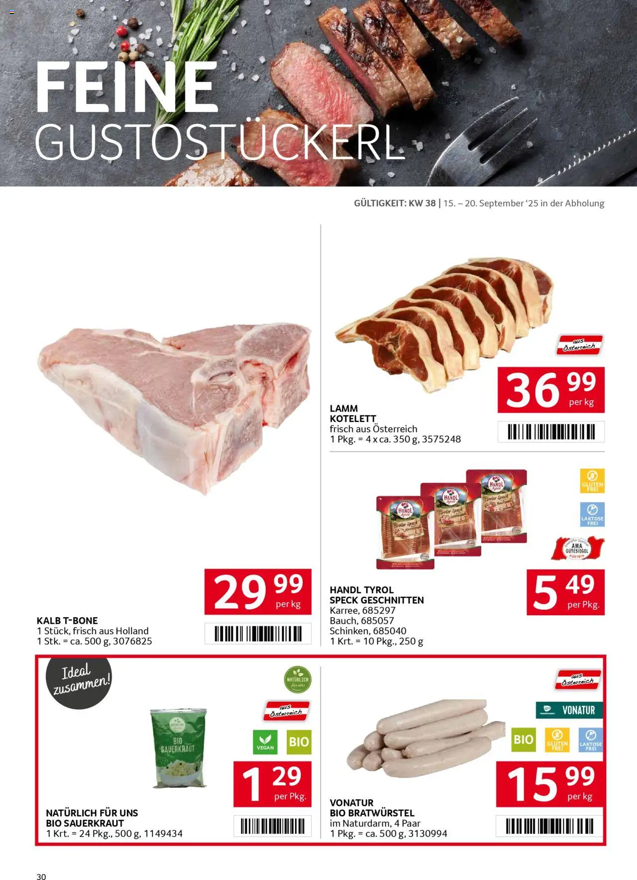 Transgourmet Flugblatt gültig ab 14.09.2025 | Seite: 30