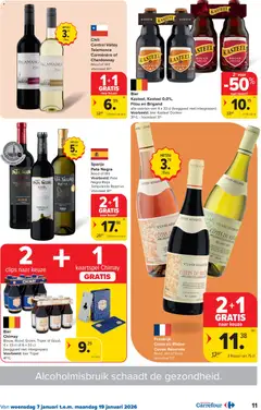 Carrefour folder week 2 - Voorbeeld van een folder van Carrefour, geldig van 07.01.2026 | Pagina: 11 | Producten: Bier