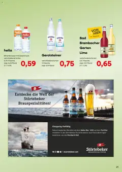 KONSUM Leipzig - Nah. Frisch. Freundlich. - gültig ab dem 28.07.2025 | Seite: 21 | Produkte: Mineralwasser, Hella, Gerolsteiner