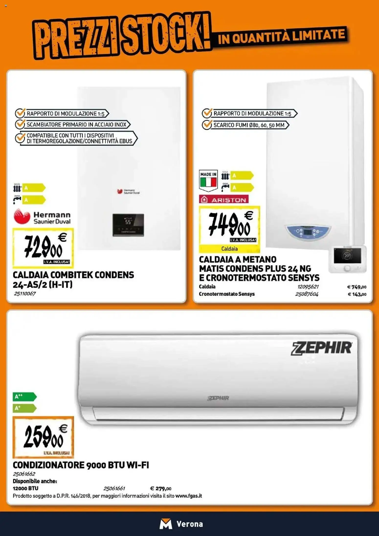 Volantino TECNOMAT del 19.02.2026 | Pagina: 8 | Prodotti: Caldaia, Condizionatore
