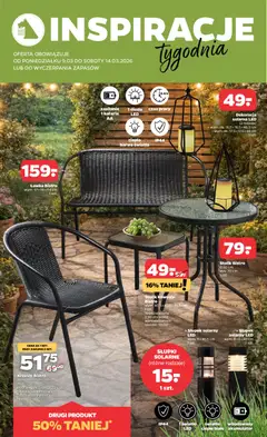 Pogląd oferty "Netto gazetka od poniedziałku NonFood" - ważna od 09.03.2026 | Strona: 2 | Produkty: Stolik kawowy, Krzesło, Bateria