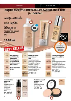 Ofertele Lady’s valabile de la 10.11.2025 | Pagină: 78 | Produse: Fond de ten, Machiaj, Haine, Apă
