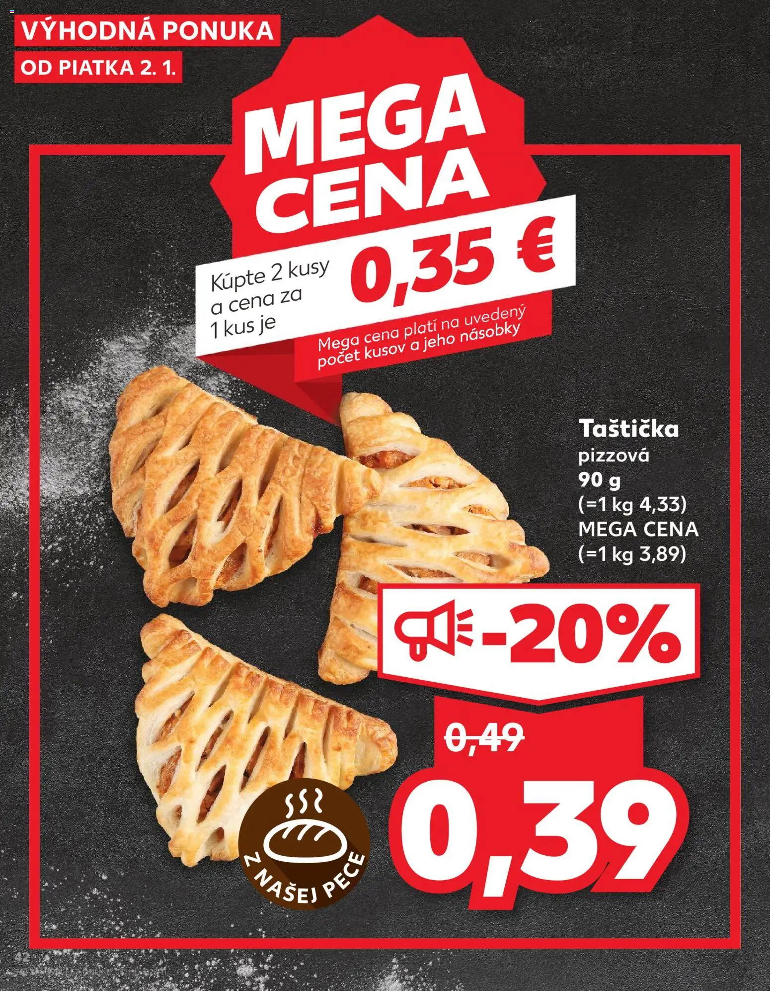 Kaufland SK akciós ujság - amely érvényes a következő dátumtól: 02.01.2026 | Oldal: 42