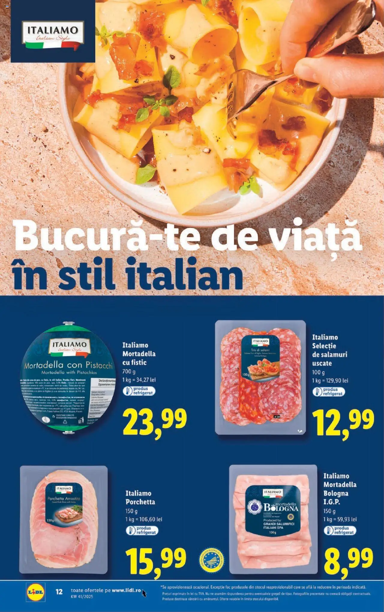 Noul catalog Lidl – valabil de la 06.10.2025 | Pagină: 12 | Produse: Fistic, Kanca