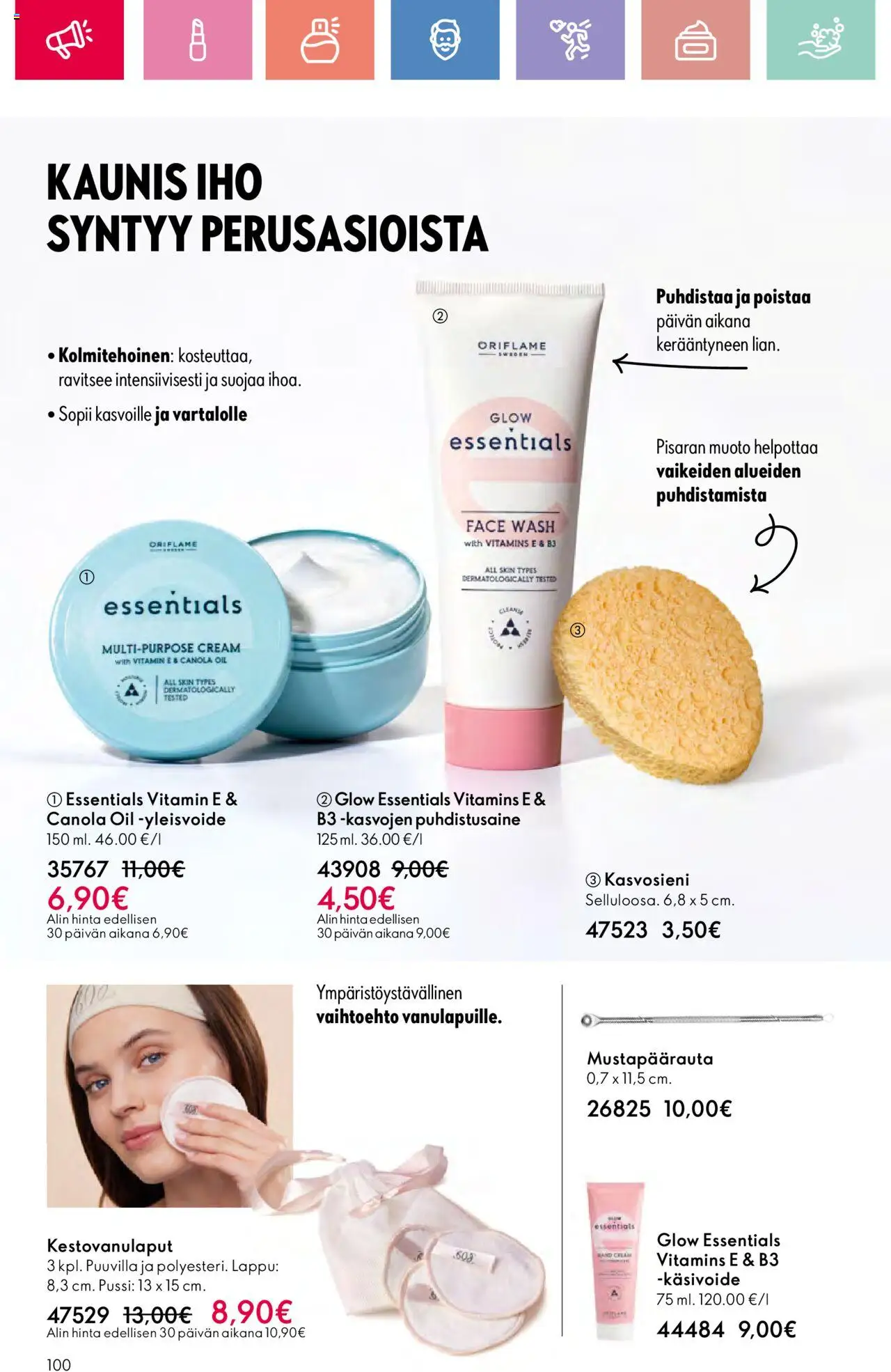  | Sivu: 100 | Tuotteet: Käsivoide, Puhdistusaine