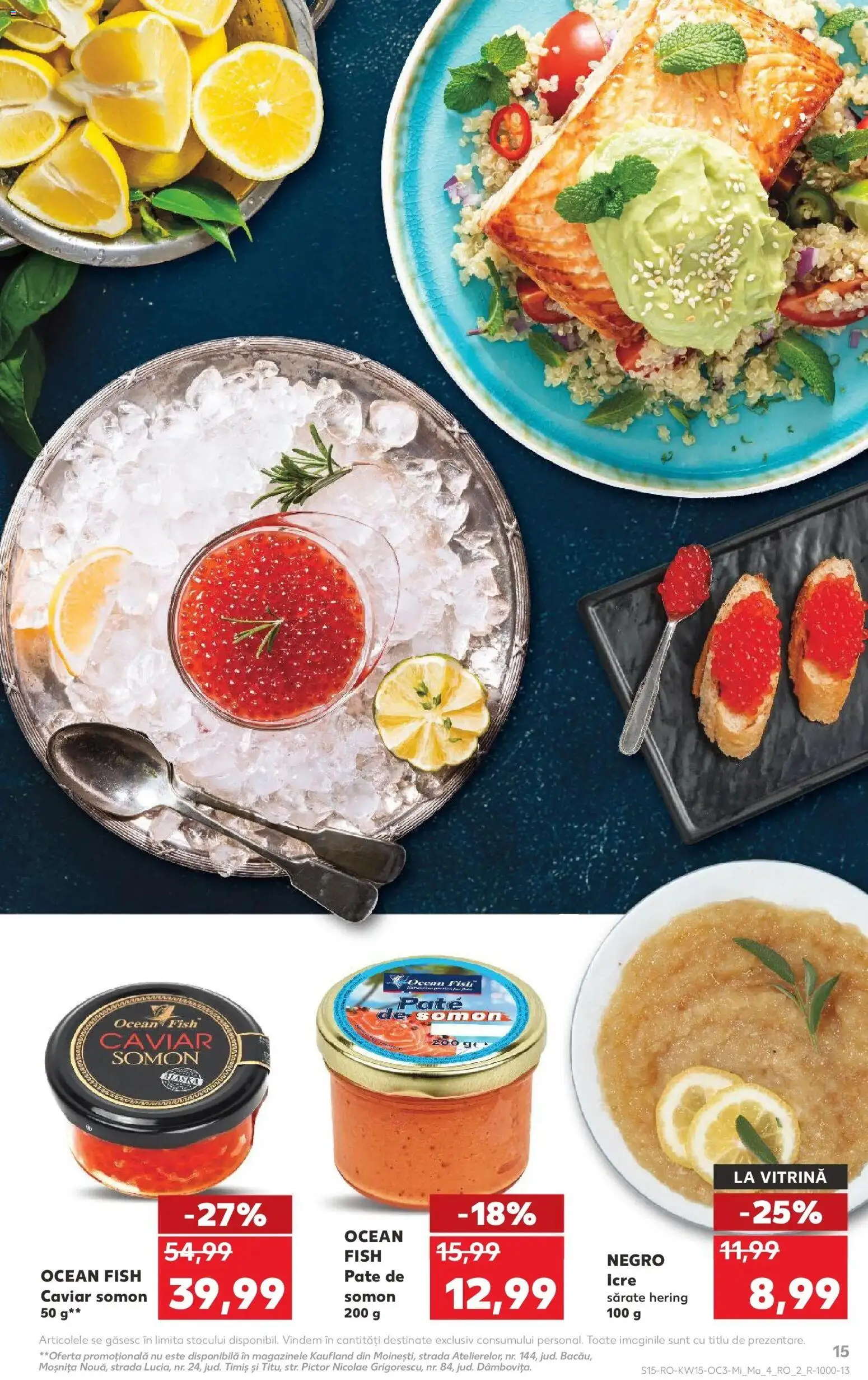 Noul catalog Kaufland – valabil de la 08.04.2026 | Pagină: 15 | Produse: Pate, Vitrină