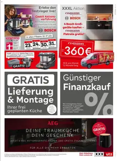 XXXL Lutz Nr. 1 beim Preis ab 18.01.2026 gültig | Seite: 11 | Produkte: Bosch, Küche, Kuchen, Uhr