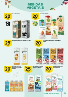 Pré-visualização Provida Coco, Bebida vegetal 0% Açúcar válido de 21.10.2025 | Página: 21 | Produtos: Soja, Aveia, Chocolate, Bebida