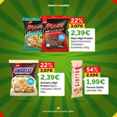 Katalog Žabac - Pregled kataloga iz trgovine Žabac, vrijedi od 02.03.2026 | Stranica: 33 | Proizvodi: Snickers, Čokolada, Kikiriki, Karamela