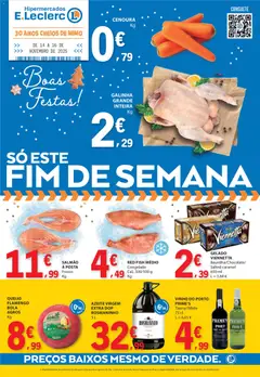 Pré-visualização E.Leclerc Catálogo Fim de Semana válido de 14.11.2025