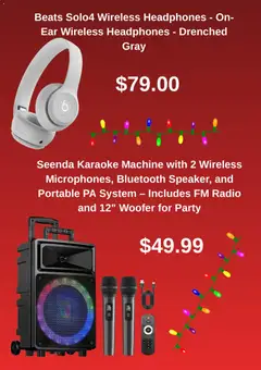 Offer preview "Walmart Catalogue" | Page: 4 | Products: Headphones, Radio