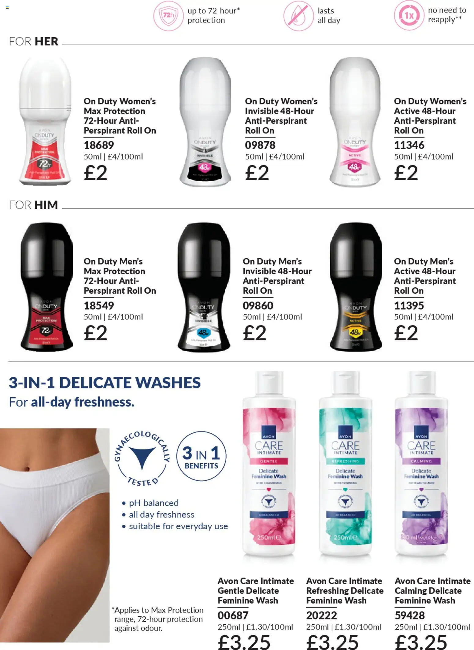 {H1} | Page: 193 | Products: Antiperspirant