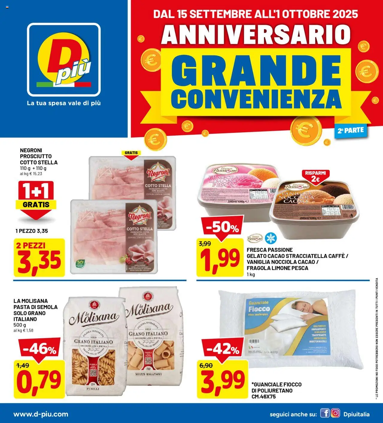 Volantino D Più del 15.09.2025 | Pagina: 1
